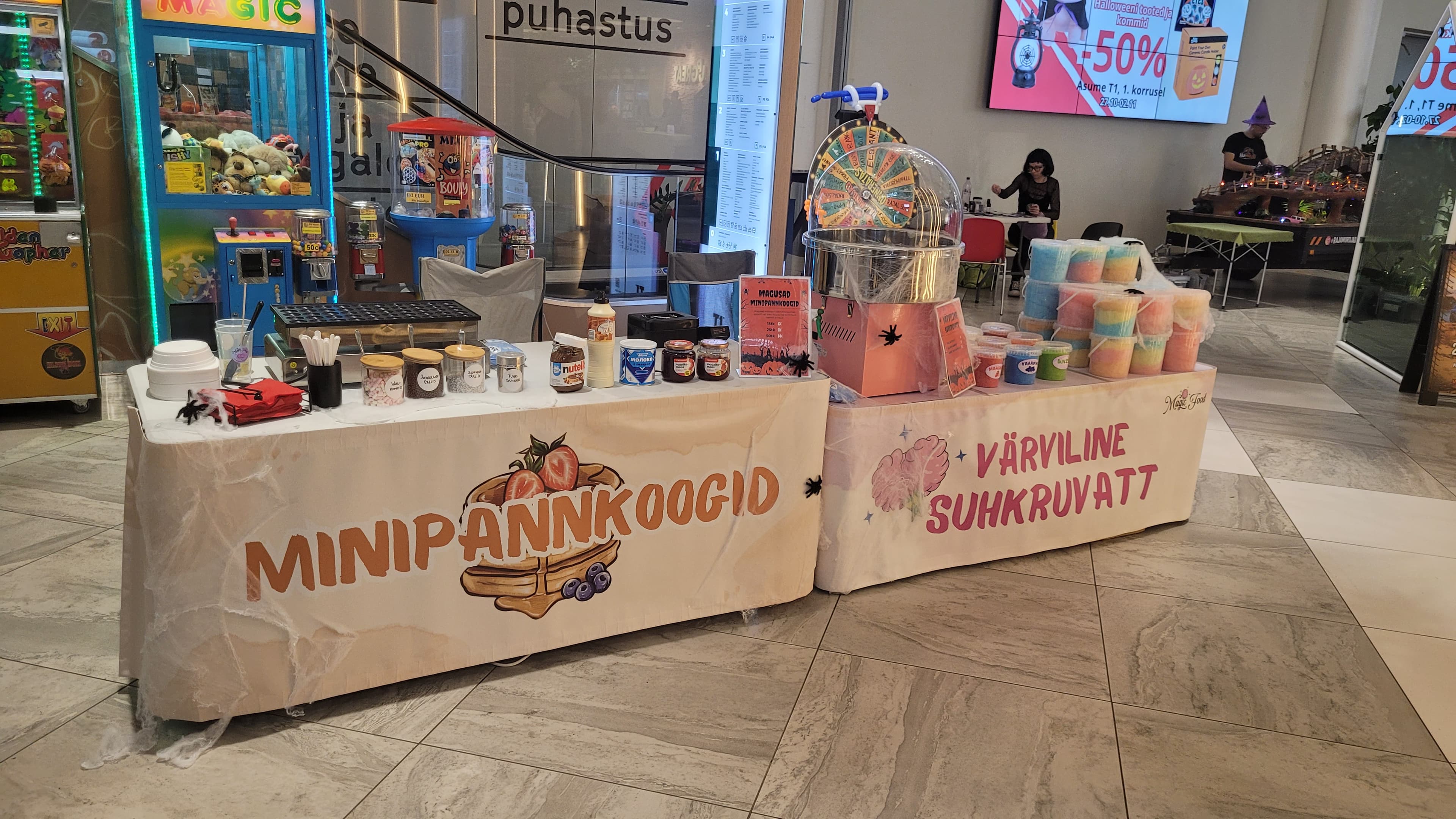 Toidukombo suurüritustele — suhkruvatt + minipannkoogid
